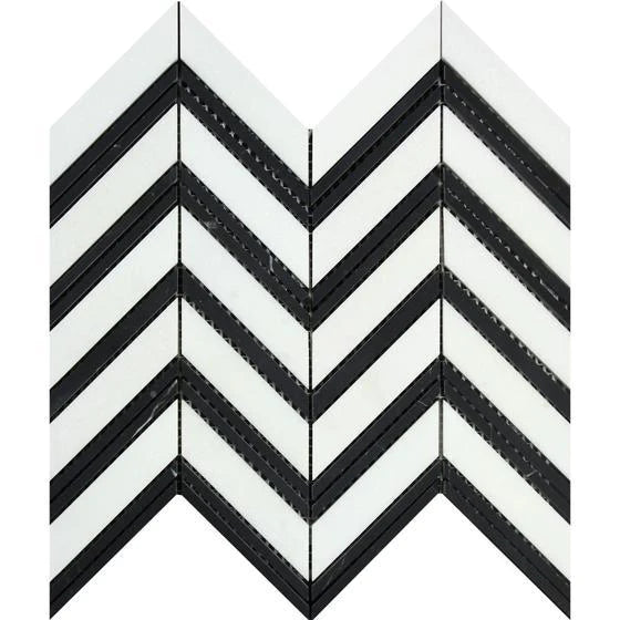 Tesoro Metropolitan Chevron Tiles.