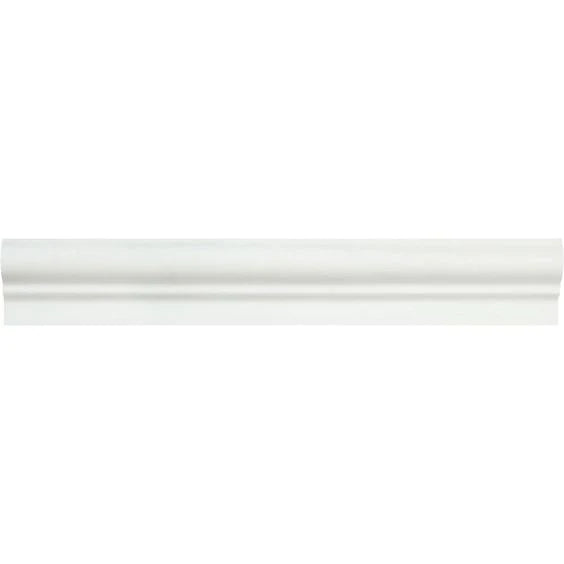 Thassos White Marble Molding, Crown Molding Honed & Polished.