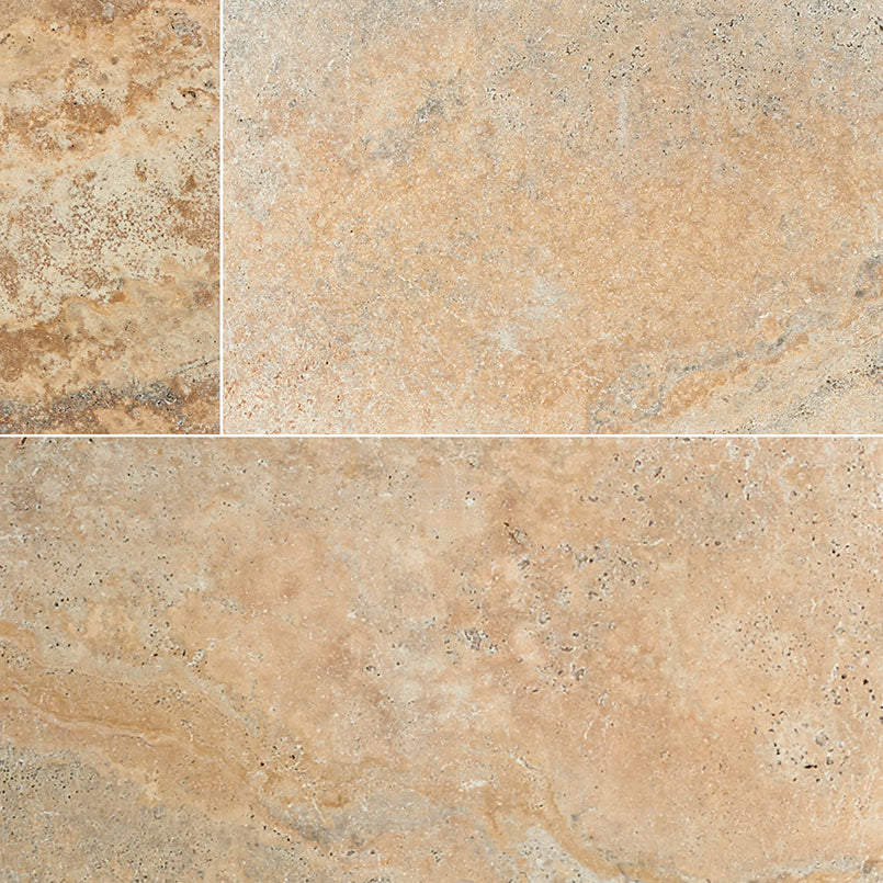 TUSCANY PORCINI Tumbled Pavers - 8x16