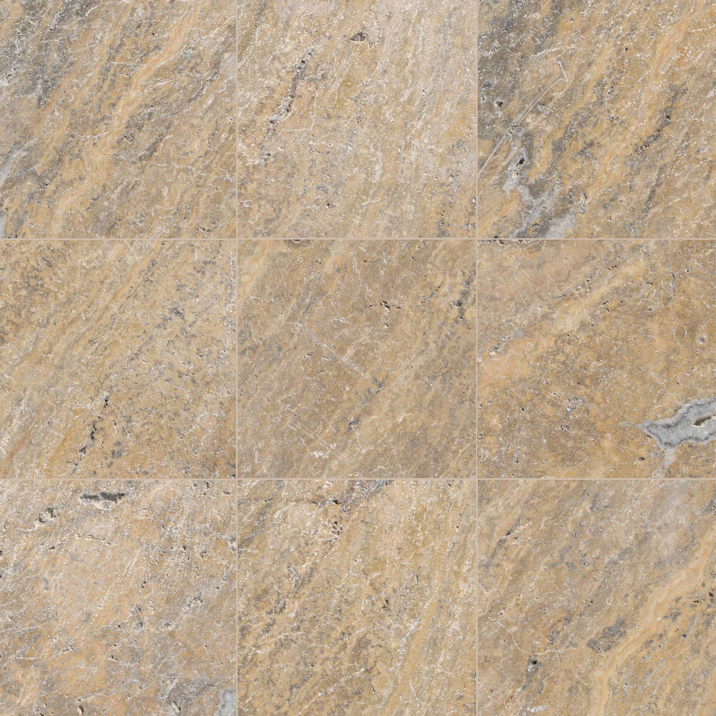 TUSCANY PORCINI Tumbled Pavers - 8x8