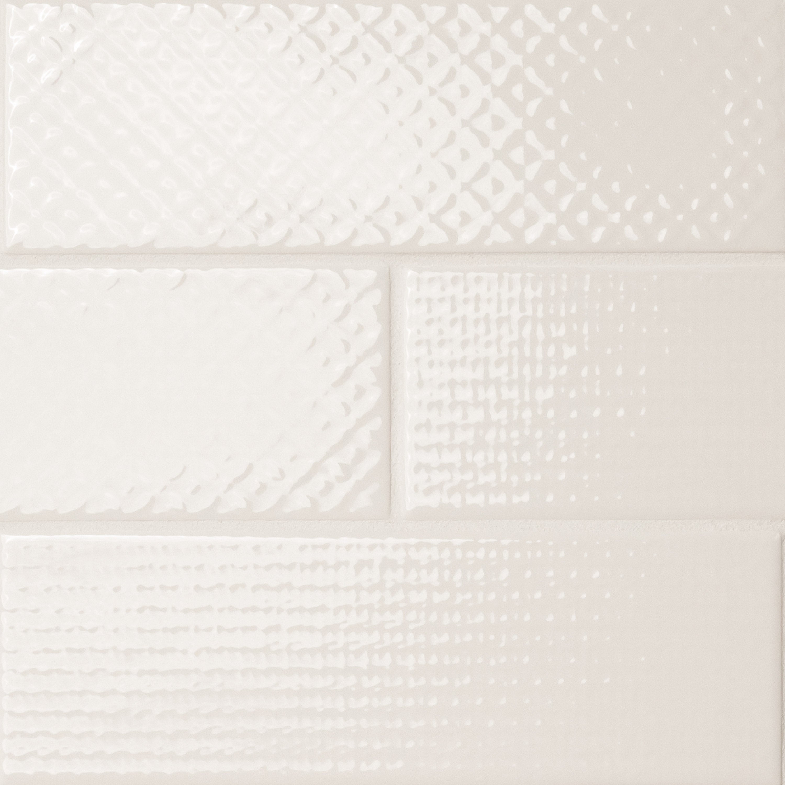 URBANO CREMA 3D MIX TILE Glossy  - 4x12BN