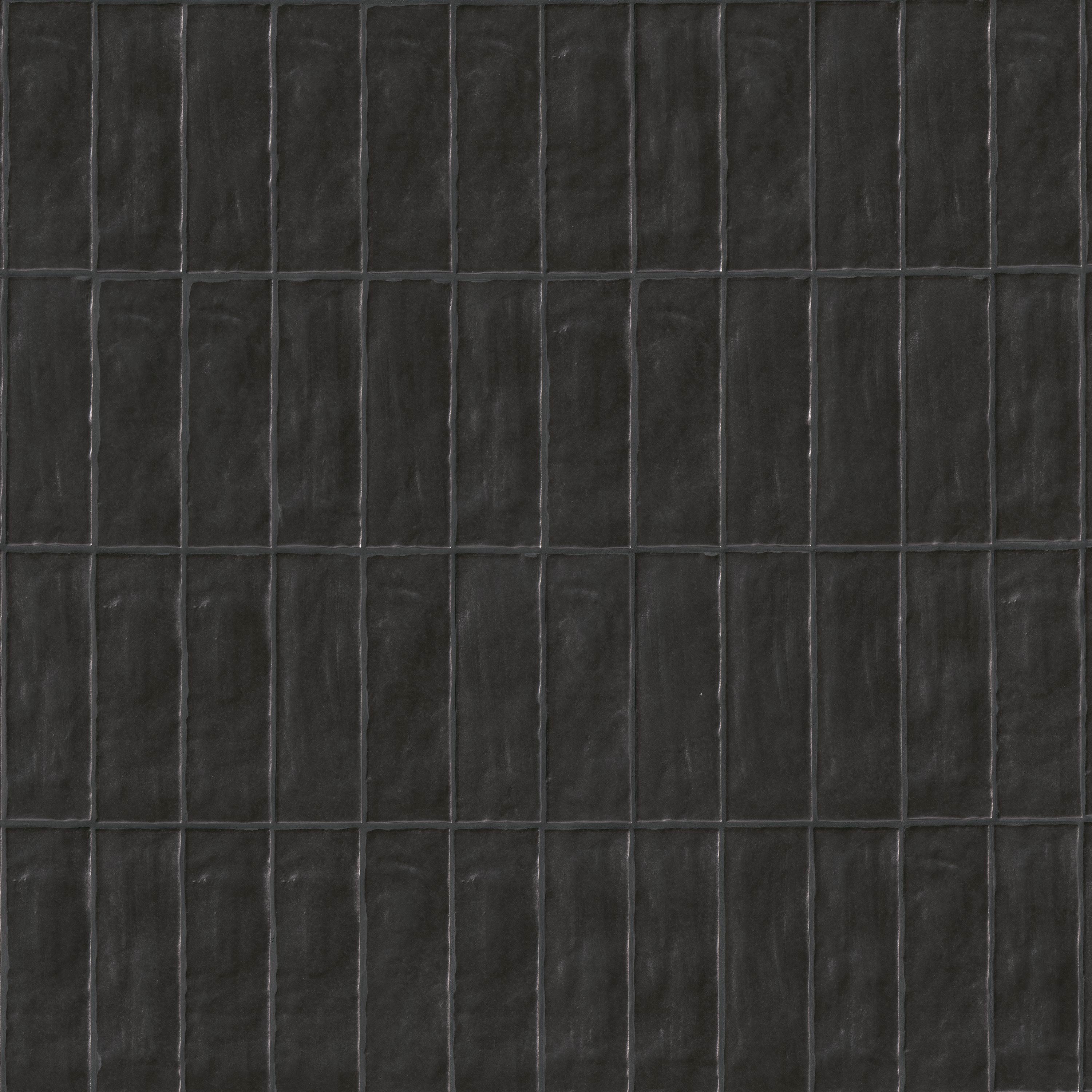 ZEST MIDNIGHT TILE 4X4 Satin Tiles - 2.5x8