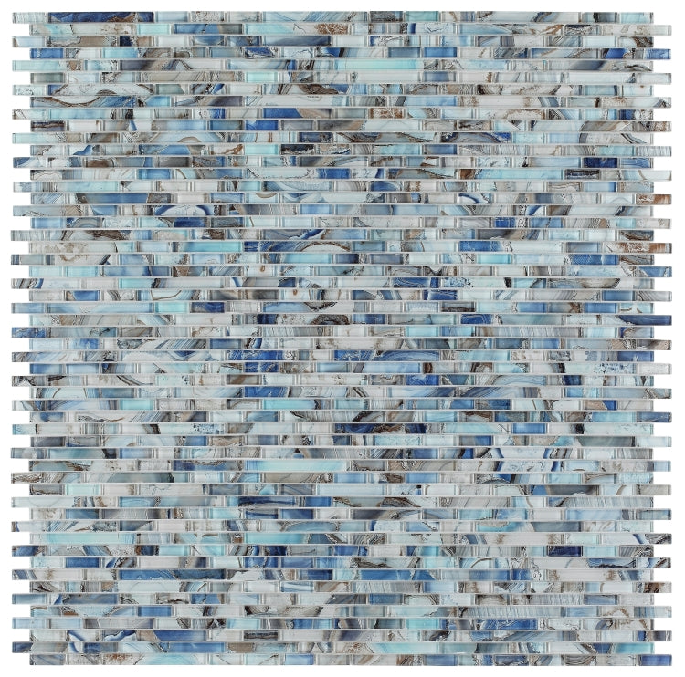 Linear Shell Blue 11.75 x 12