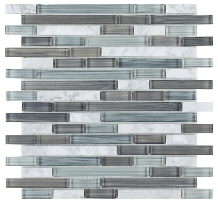 Linear Carrara Tiles.