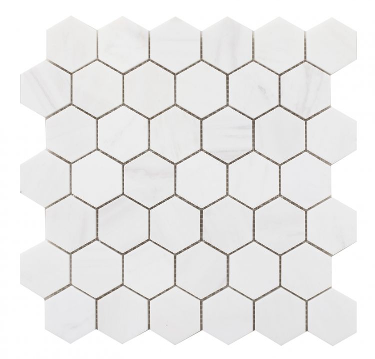 Hexagon Dolomite Honed 2 x 2 12 x 12