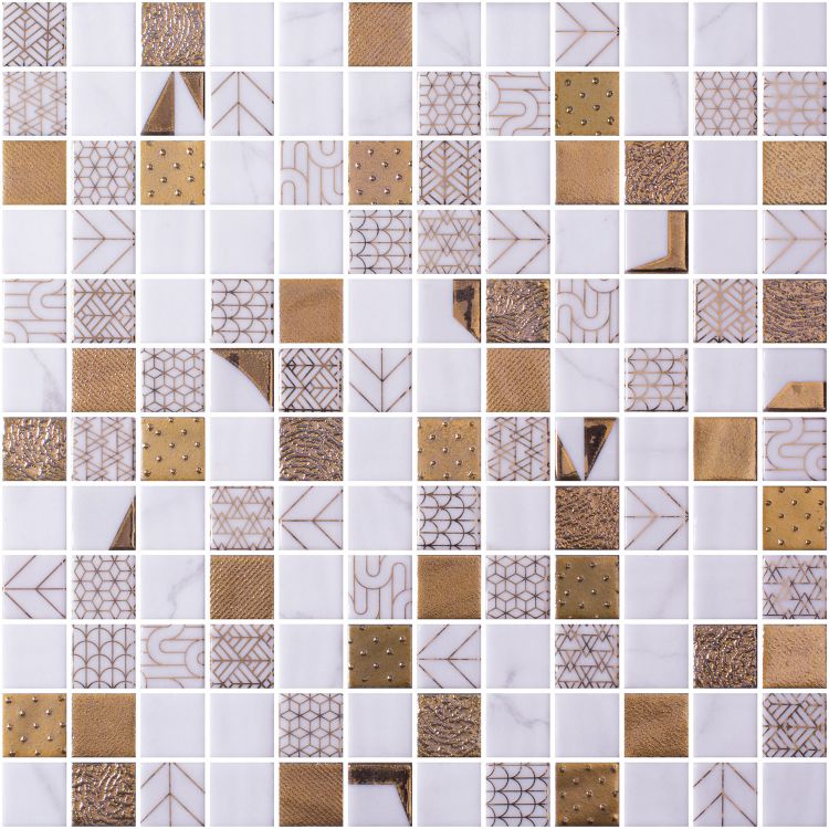 Glass Mosaic Bathroom Accent Ideas