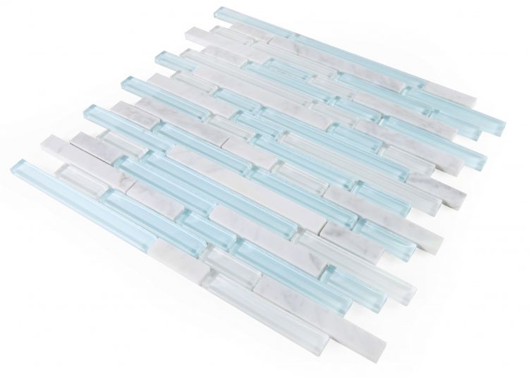 Linear Carrara Turquoise 11.75 x 12