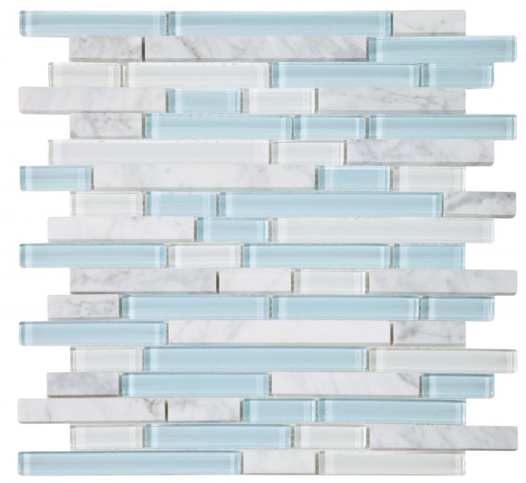 Linear Carrara Turquoise 11.75 x 12