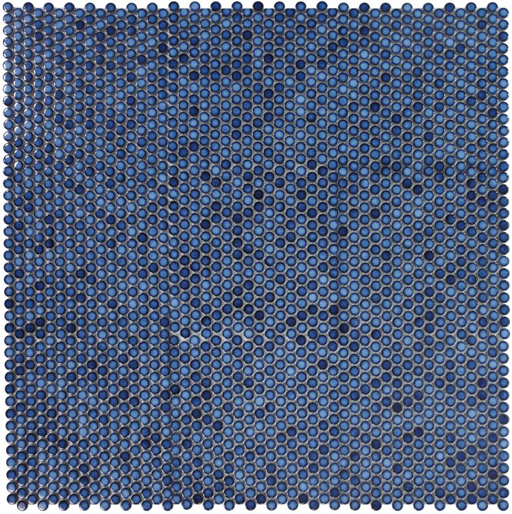 Penny Round Blue 11.5 x 11.5