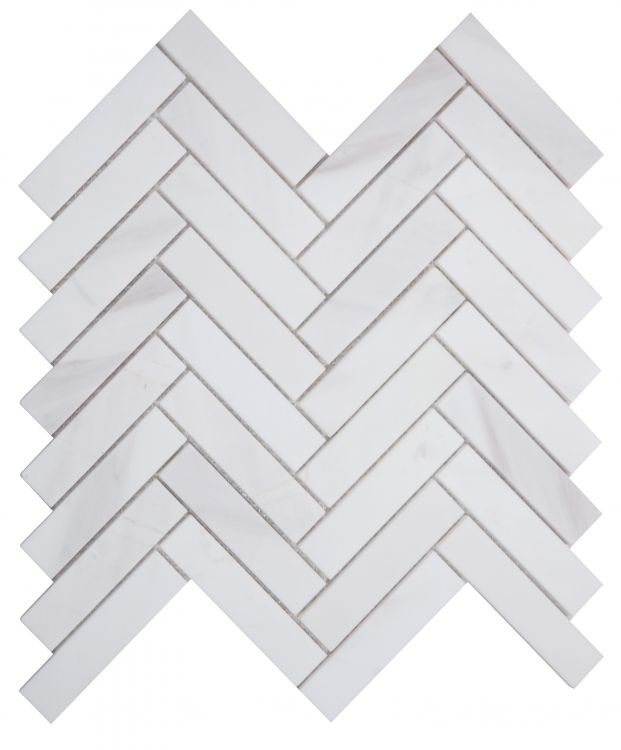 Herringbone White 11.25 x 11.25