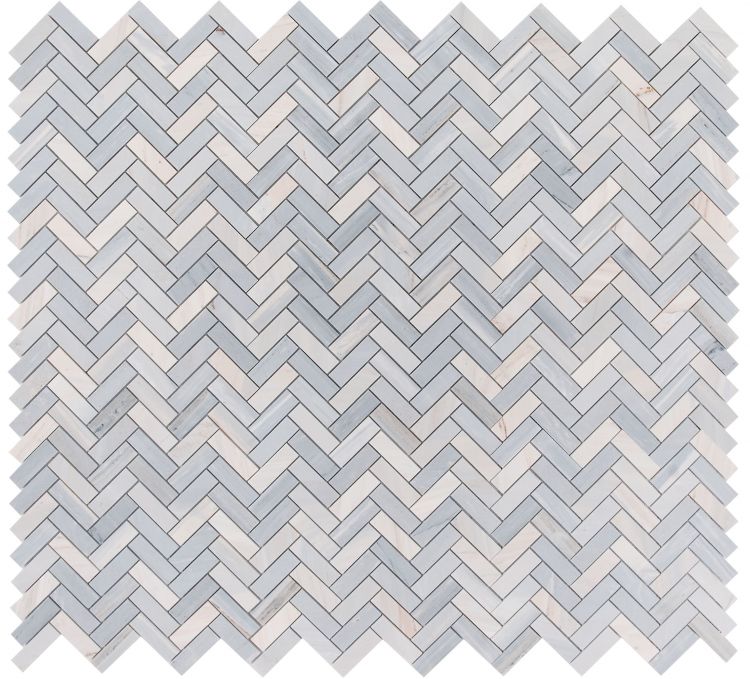 Herringbone Italian Blue 11 x 12.5