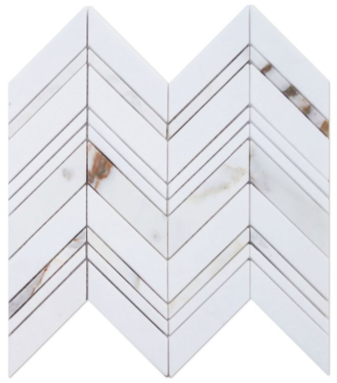 Peak Valley White Vein Marble.
