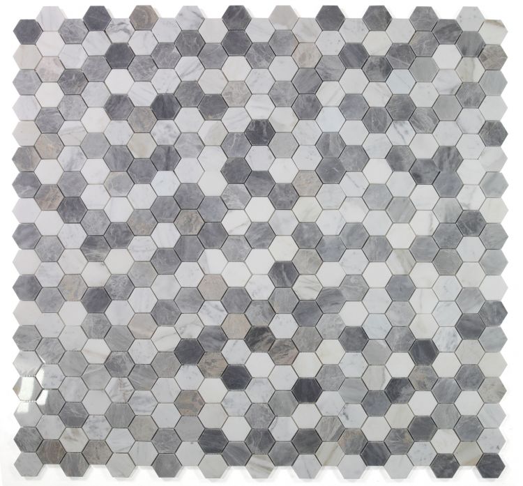 Hexagon City Grey 2 x 2 11.75 x 12