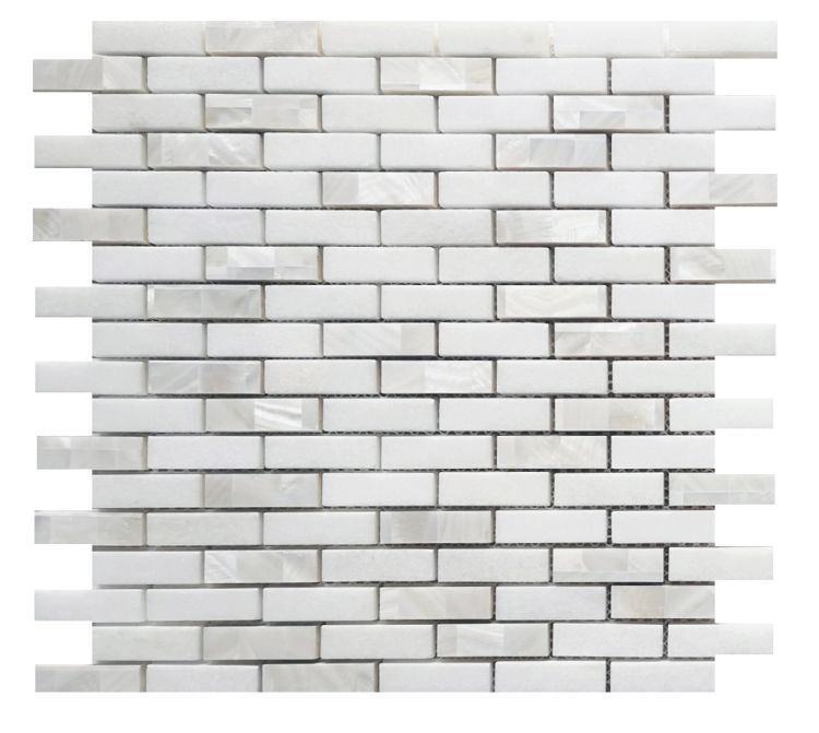 Diana Herringbone Calacatta Marble.