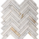 Diana Herringbone Calacatta