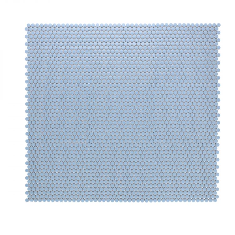 Penny Round Sky Blue 11.5 x 12.25