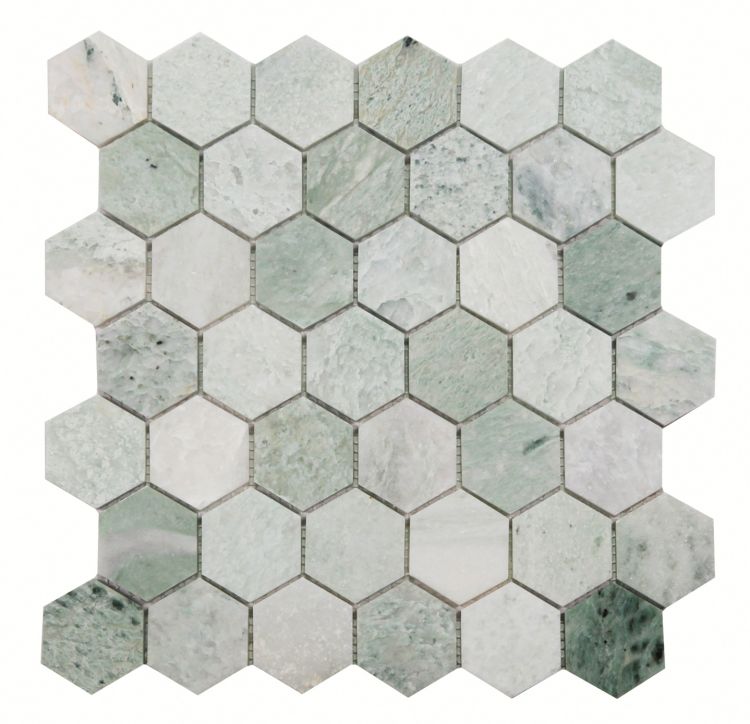 Hexagon Green 2 x 2 11.75 x 12