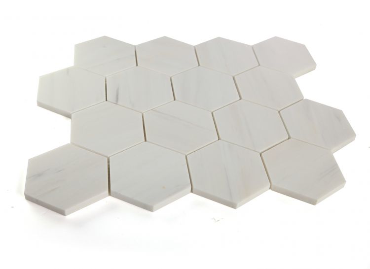 Hexagon Dolomite Honed 3 x 3 10.25 x 11.75