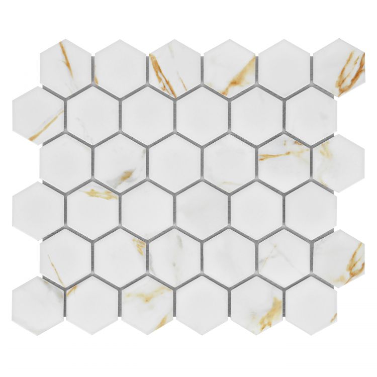 Calacatta Hex Tiles.