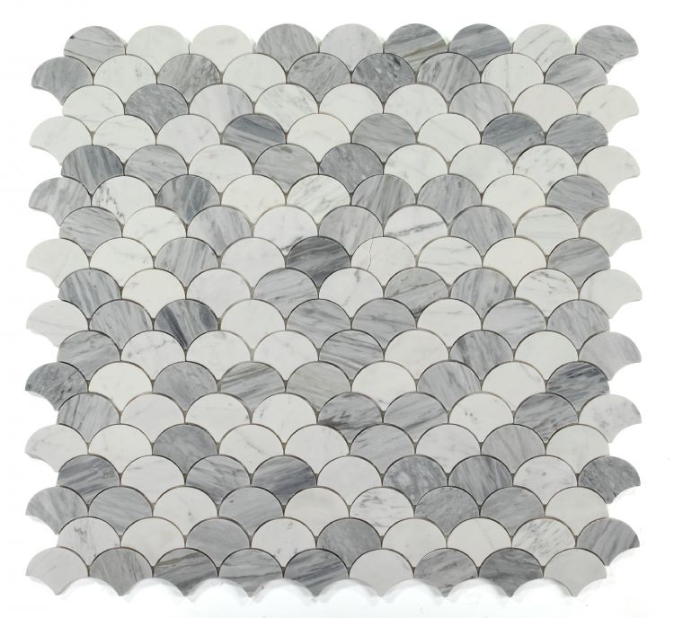 Dragon Scale Calacatta Grey 10.75 x 11