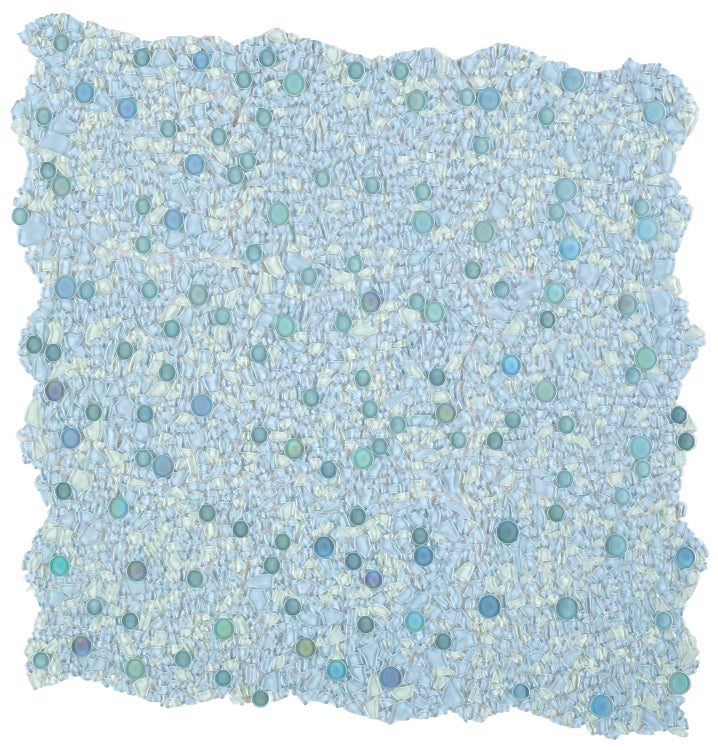 Shimmer Blue 10.75 x 10.75