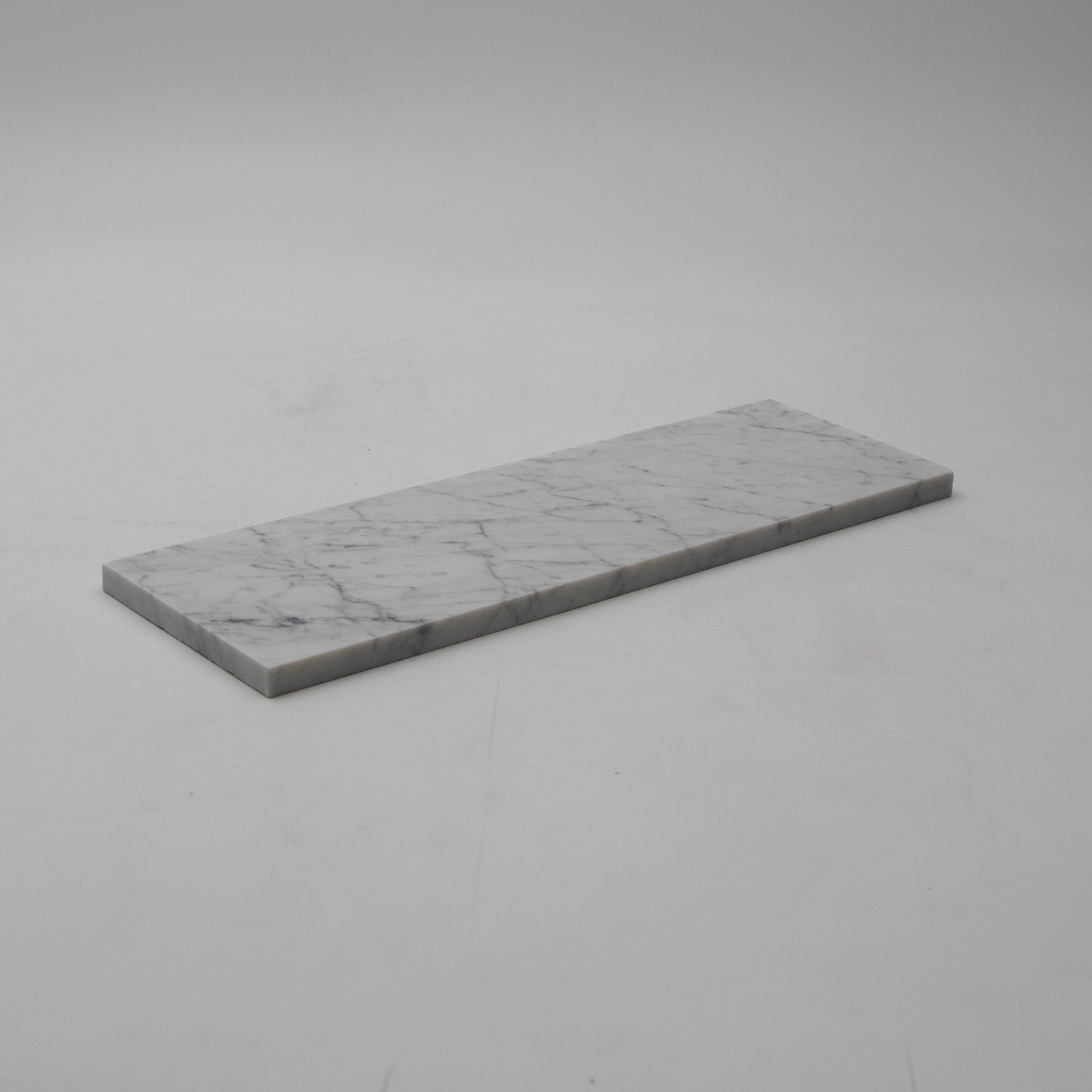 Carrara White Marble 4"x12" Tile