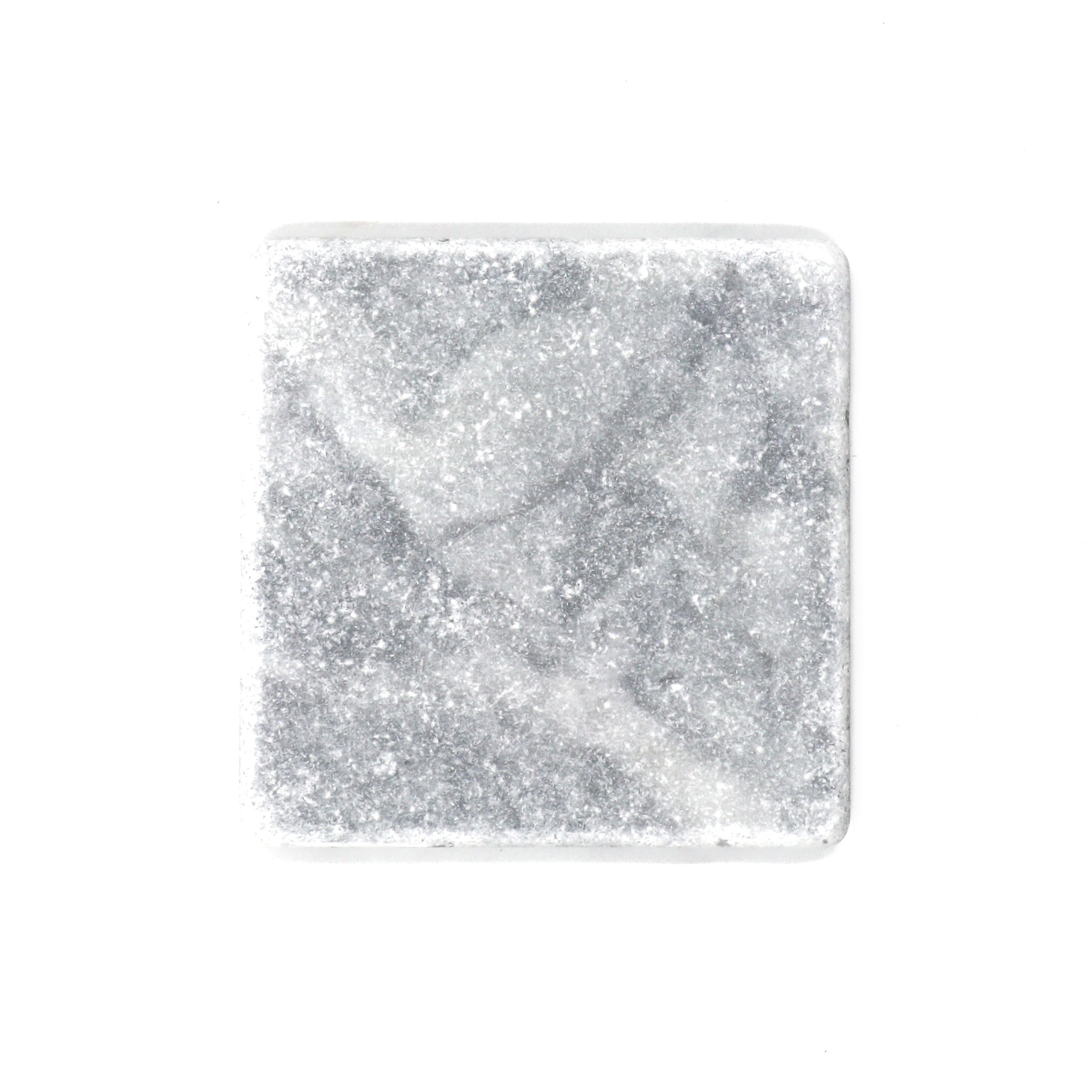 Carrara White Marble 4"x4" Tumbled Tile