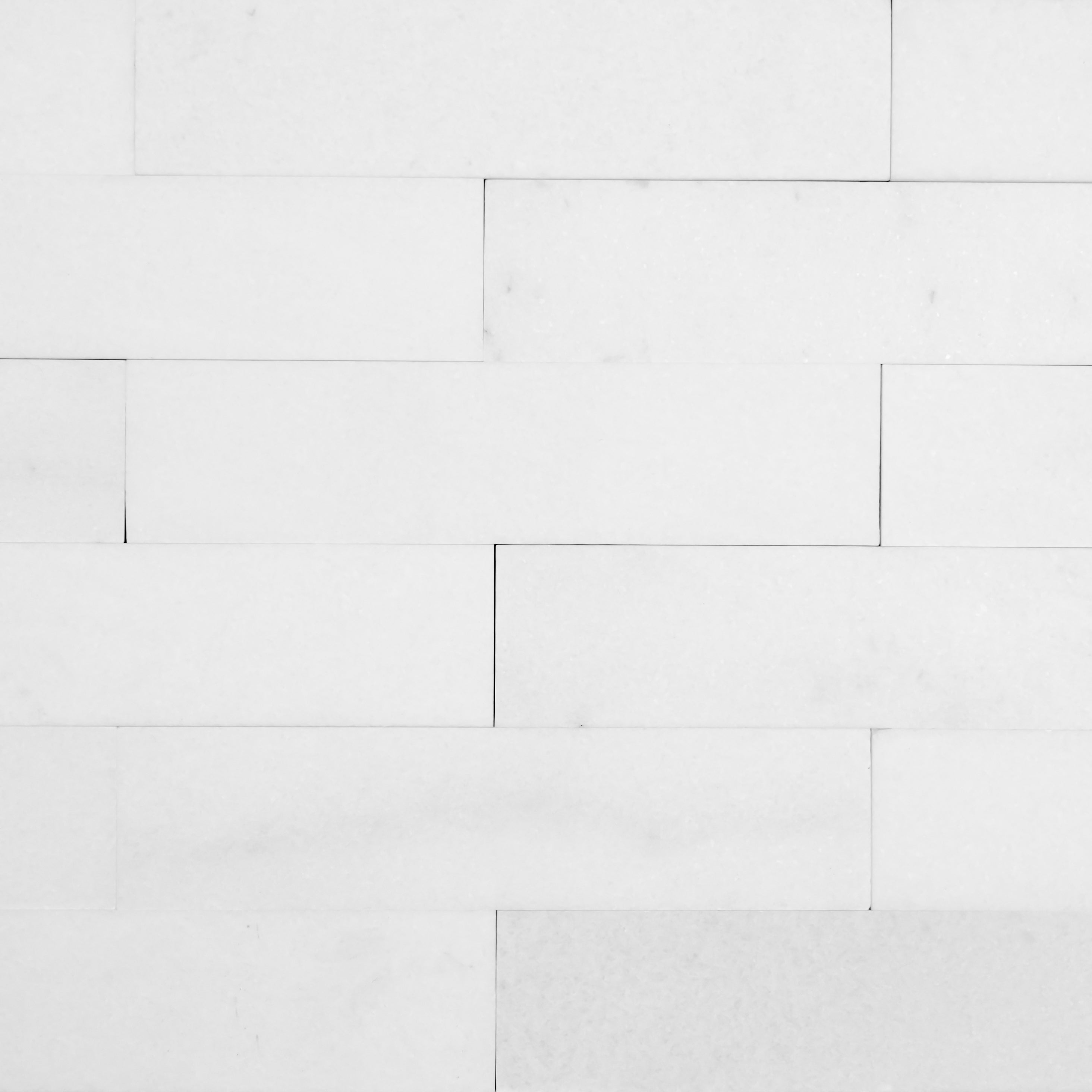 Thassos White Marble 2"x8" Tile