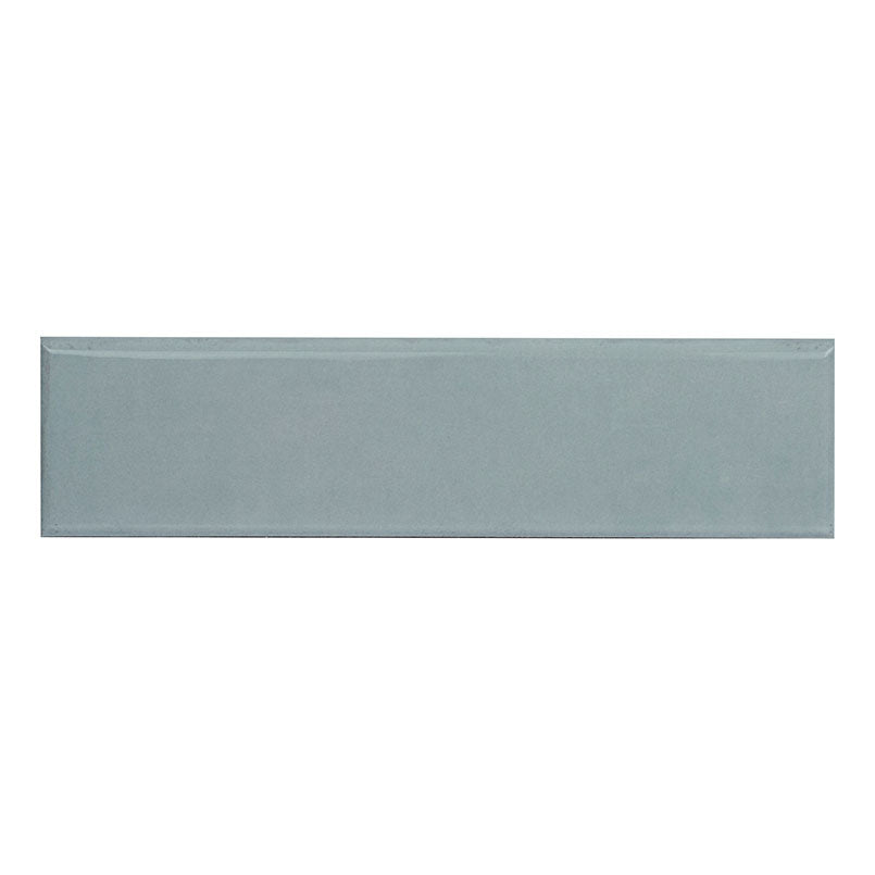 Renzo Sky 3x12 Bullnose Ceramic Tile for Shower Walls